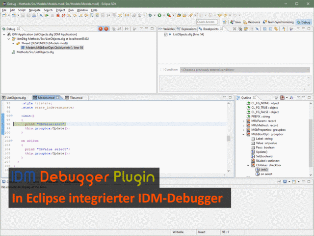 IDM Debugger Plugin